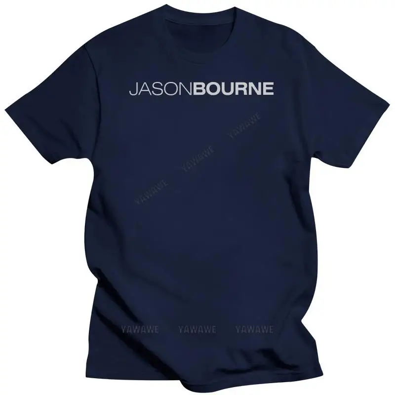 Beach man tee shirt fashion print tees Jason Bourne You Know His Name Is tshirt Size Medium Movie Promo male t-shirts tops