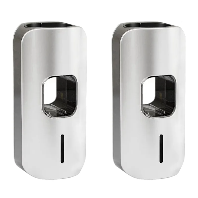 

2X дозатор зубной пасты, умный автоматический дозатор зубной пасты настенный для ванной комнаты, дозатор зубной пасты для детей