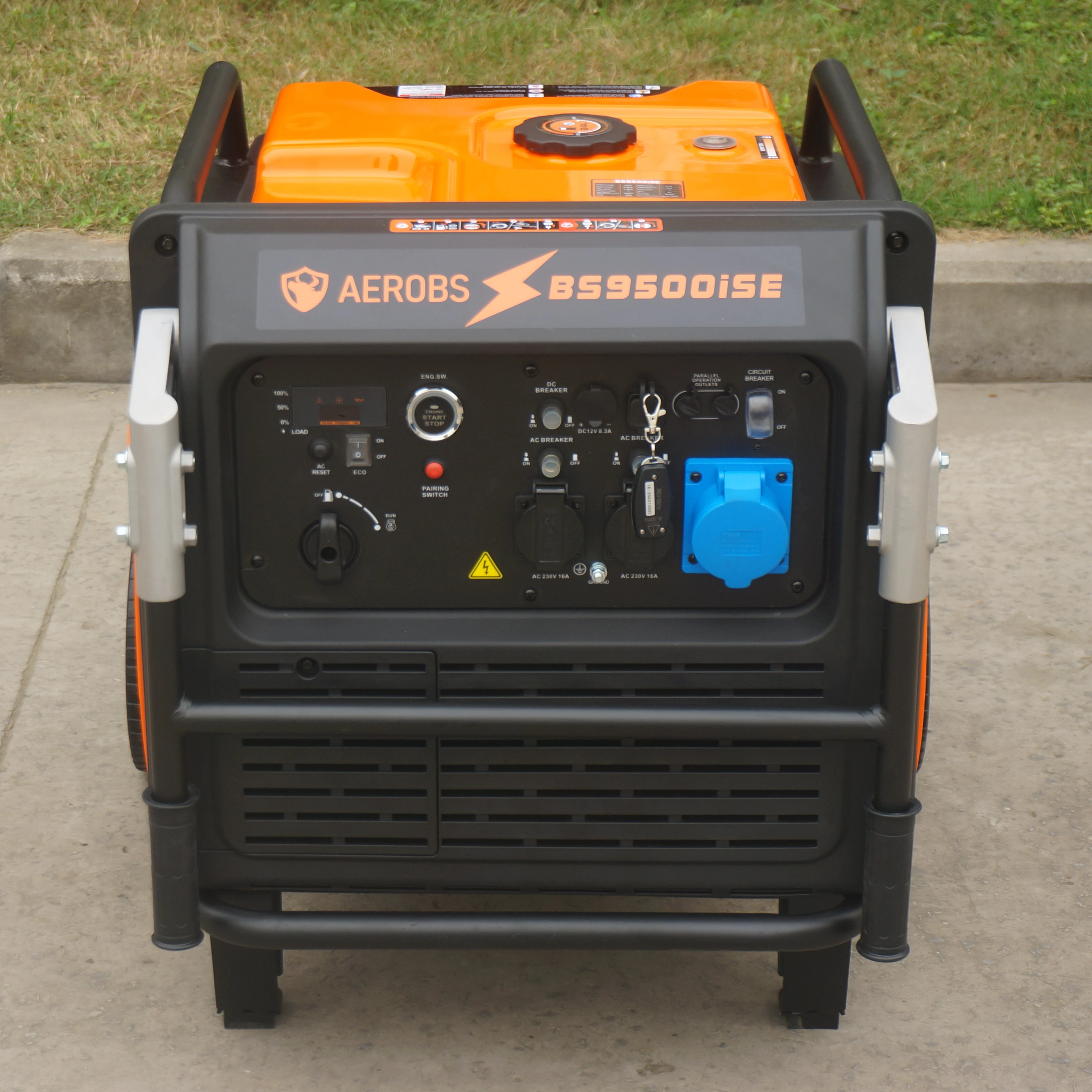 

Супер тихий портативный бензиновый генератор 7 кВт/7,5 кВт для домашнего дистанционного/электрического запуска с сертификатом CE