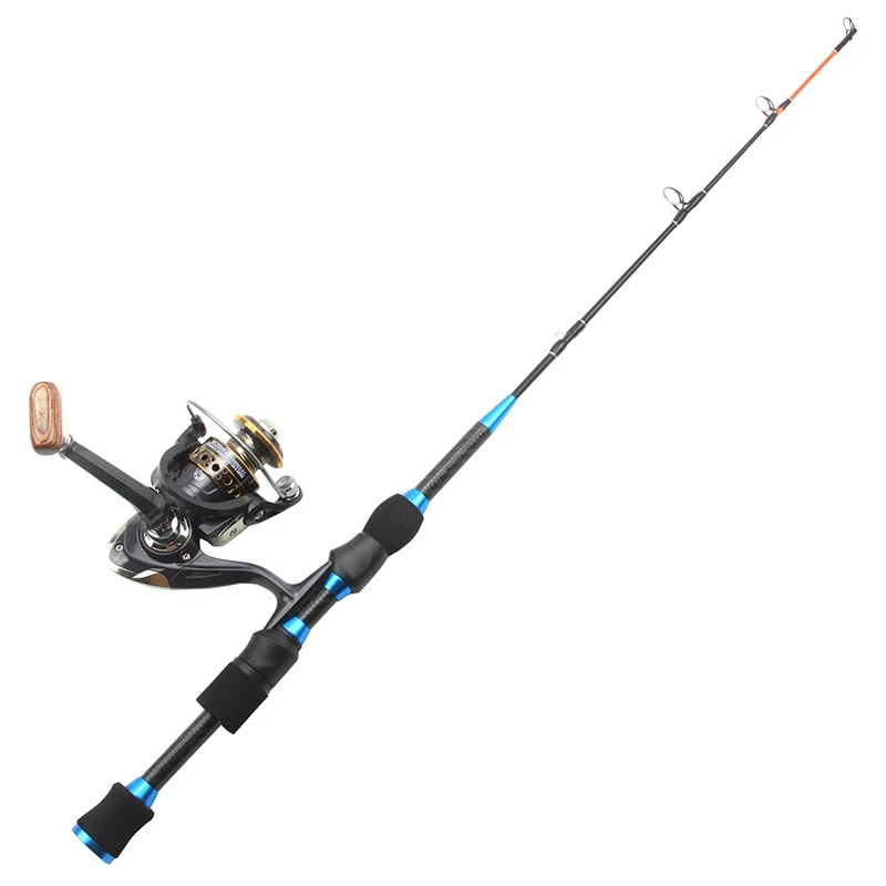 

NEW 65cm 70g Winter On Ice Fishing Rod Carbon Super Hard Spinning Rod Travel Ice Rod Reel Combos Big Fish Carp Pole Set Pesca