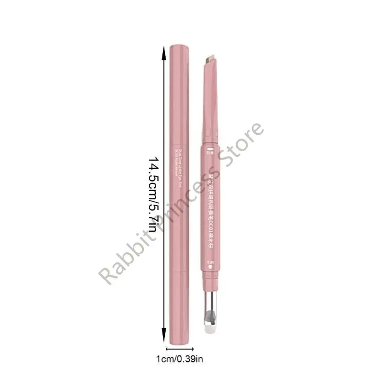 BX0F Cabeça dupla Aegyo Sal lápis, impermeável e à prova manchas para aparência natural destaque e borda, fácil usar