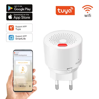 Tuya Smart Wifi Natural Gas Sensor Combustible Household LPG Gas Leakage Detector 70dB Sound APP Control With Alexa Google Home