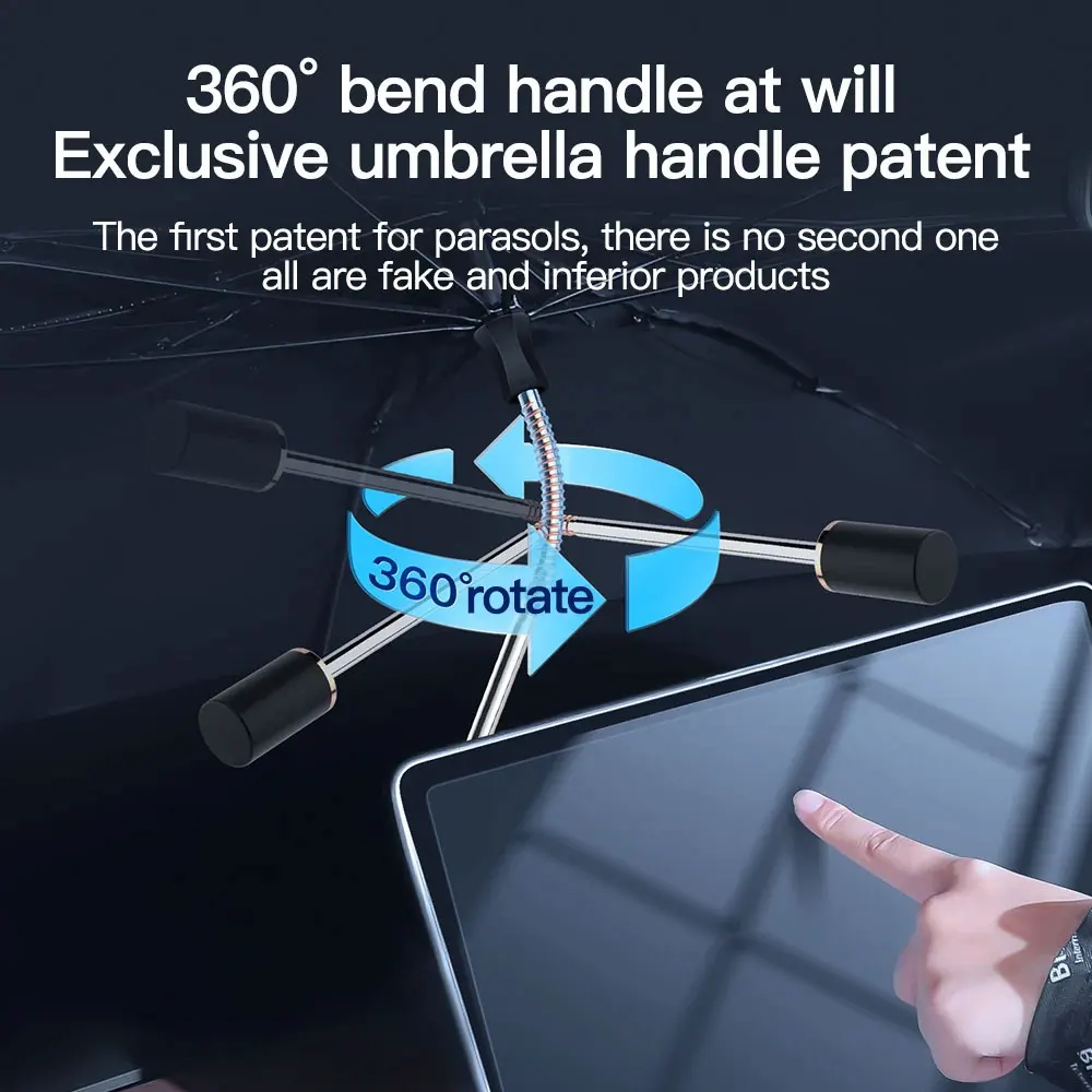 ل تسلا نموذج Y/3/S/X المظلات المظلة سيارة الجبهة الشمسيات سيارة UV غطاء ظلة 2016-2025 نموذج 3 اكسسوارات الشمس قناع