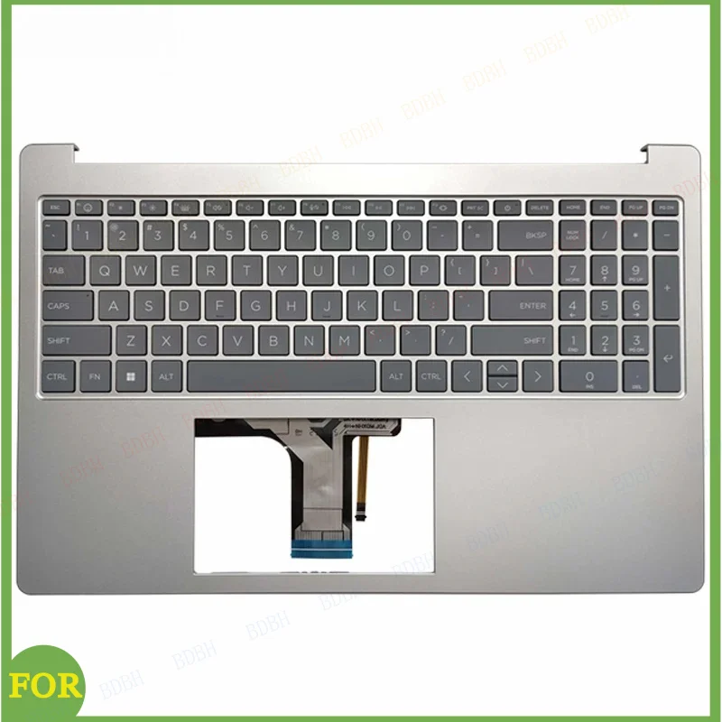 NEW For HP 15-FD 15T-FD 15-FC 15Z-FC US/Latin Keyboard Laptop Palmrest Upper Cover Case Backlit N36753-001