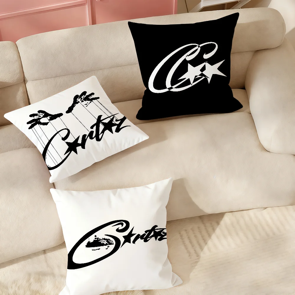 Funda de almohada COOL FASHION C-Corteiz-s adecuada para dormitorios, salas de estar, coches, decoración del hogar