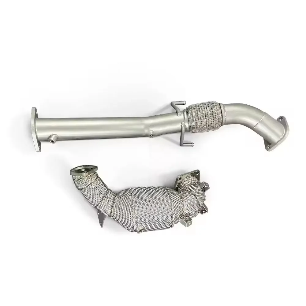 أنبوب عادم HEO عالي التدفق لسيارة Hyundai Elantra N 2.0T كاتم صوت نظام عادم الأداء من الفولاذ المقاوم للصدأ #3