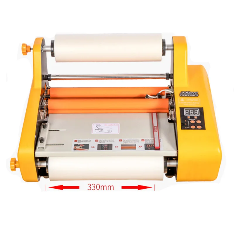 A3 Cold & Hot Laminating Machine 110V 220v FM3510 Photo Film Laminating Machine Cold Plastic Electric Sealing Machine Laminator