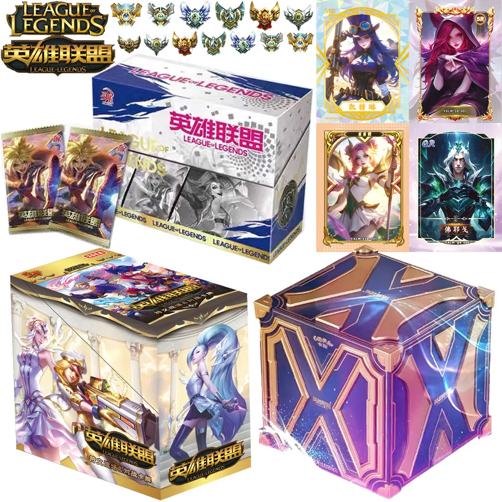 wholesale full set League of Legends card Anime LOL TCG Game Cards EDG Goddess LR Hero Paper Cart Rare Collection Card