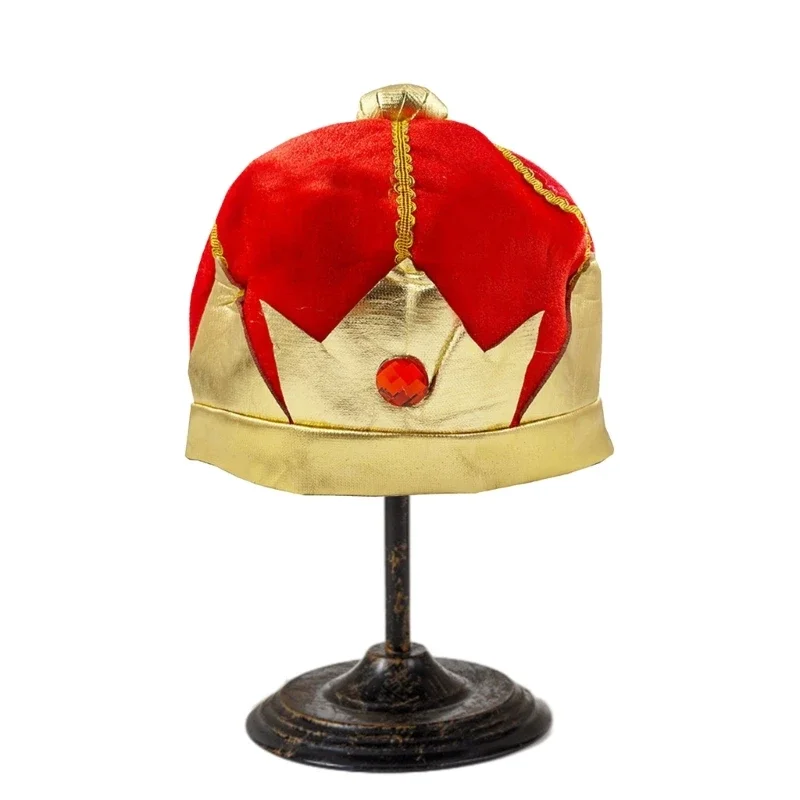 

Royal King Hat Novelty Cosplay Costume Accessories Pharaohs Headgear Halloween Party Stage Headwear for Adults Kids