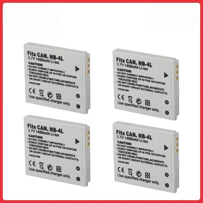 4Pcs Camera Battery…