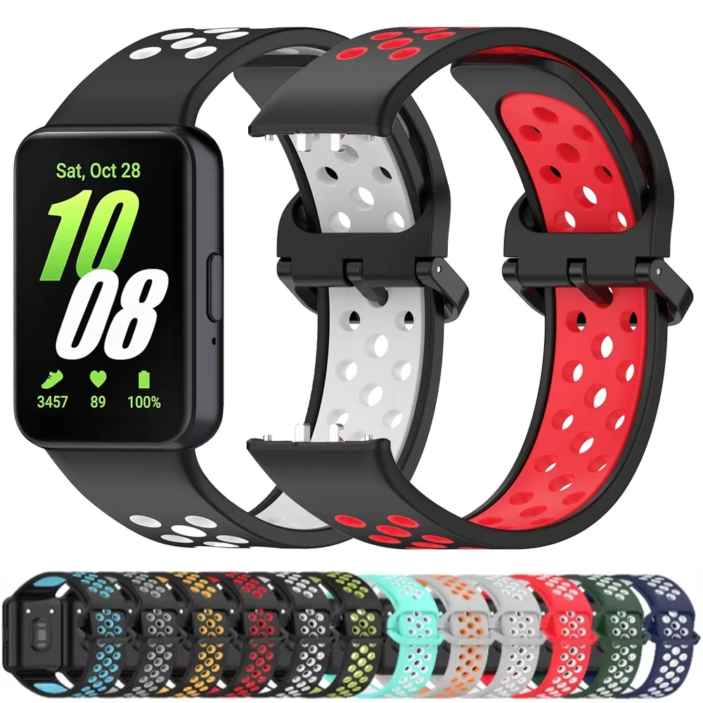 Спортивный силиконовый ремешок для Samsung Galaxy Fit 3, удобный браслет, ремешок для часов Galaxy Fit 3, сменный браслет Correa
