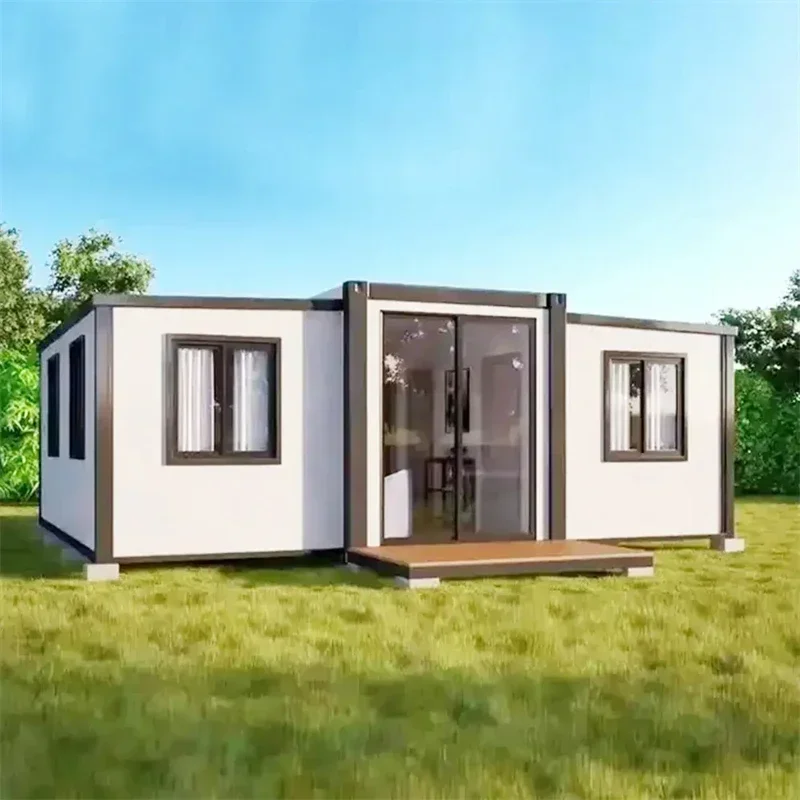 Folding Container House 2 bedroom Low Cost Prefabricated Homes Houses Prefabricated Homes Modern Container House Warehouse barn