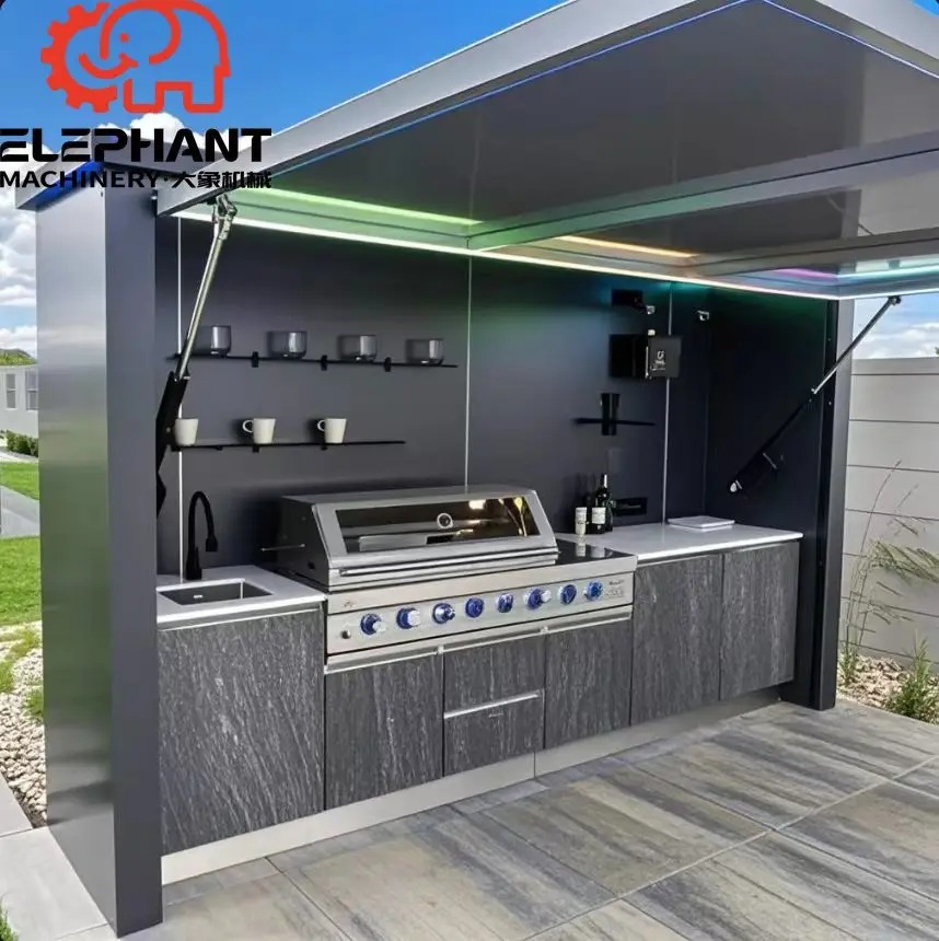 Customizable Modern Simple Portable Container House Waterproof Stainless Steel Structure Easily Assembled Flame Safety Device