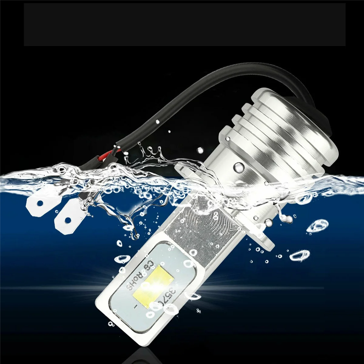 Super brilhante luz de nevoeiro LED, lâmpada de condução, kit bulbo, branco, 10W, 2x H3, 6000K