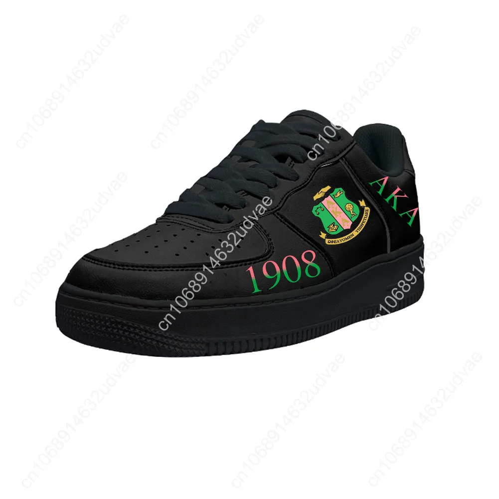 

Alpha Sorority AKA 1908 Shoes AF Basketball Mens Womens Teenager High Quality Running Sports Flats Sneakers Custom Made Shoes