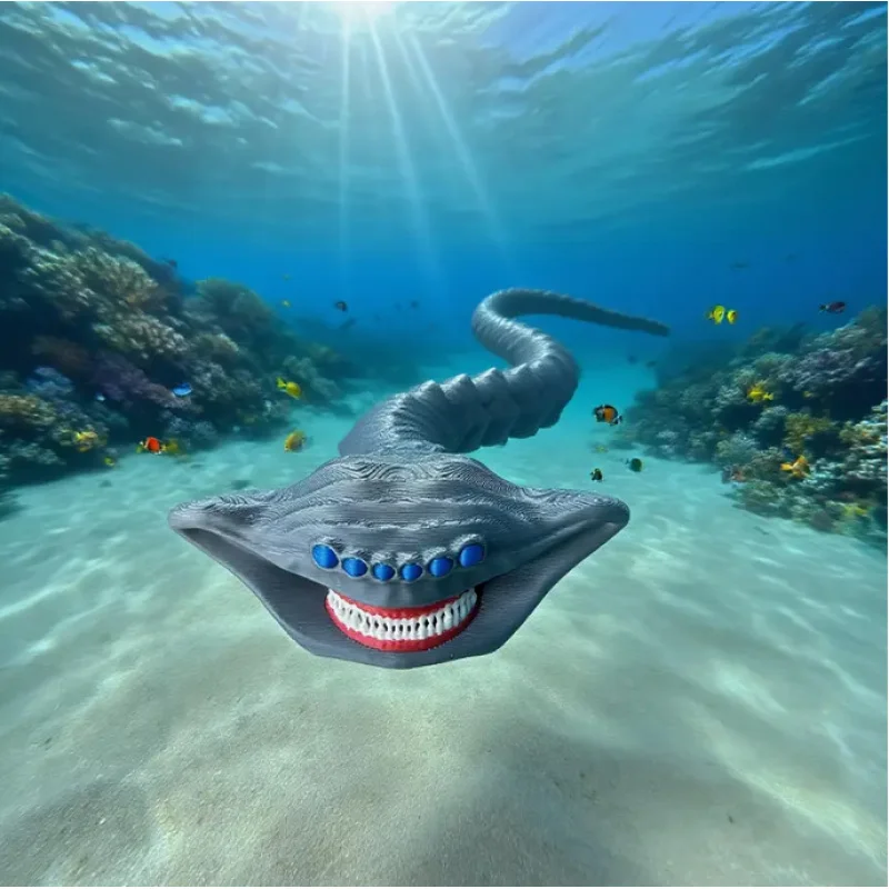 Serie de monstruos del Mar profundo impresos en 3D, juguete creativo novedoso, juguete divertido único móvil, juguete coleccionable de criatura de fantasía para niños y adultos