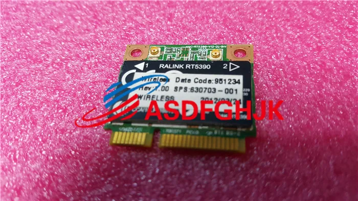 630703-001 629883-001 FOR HP ProBook 4535S WIFI Ralink Rt5390 02.11bgn Half-height Mini PCI 100% Perfect work