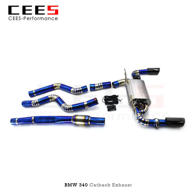 

CEES Catback Exhaust For BMW 340 2.0T 2016-2023 Tuning Performance Tuning Escape Exhaust Pipe Muffler Exhaust System