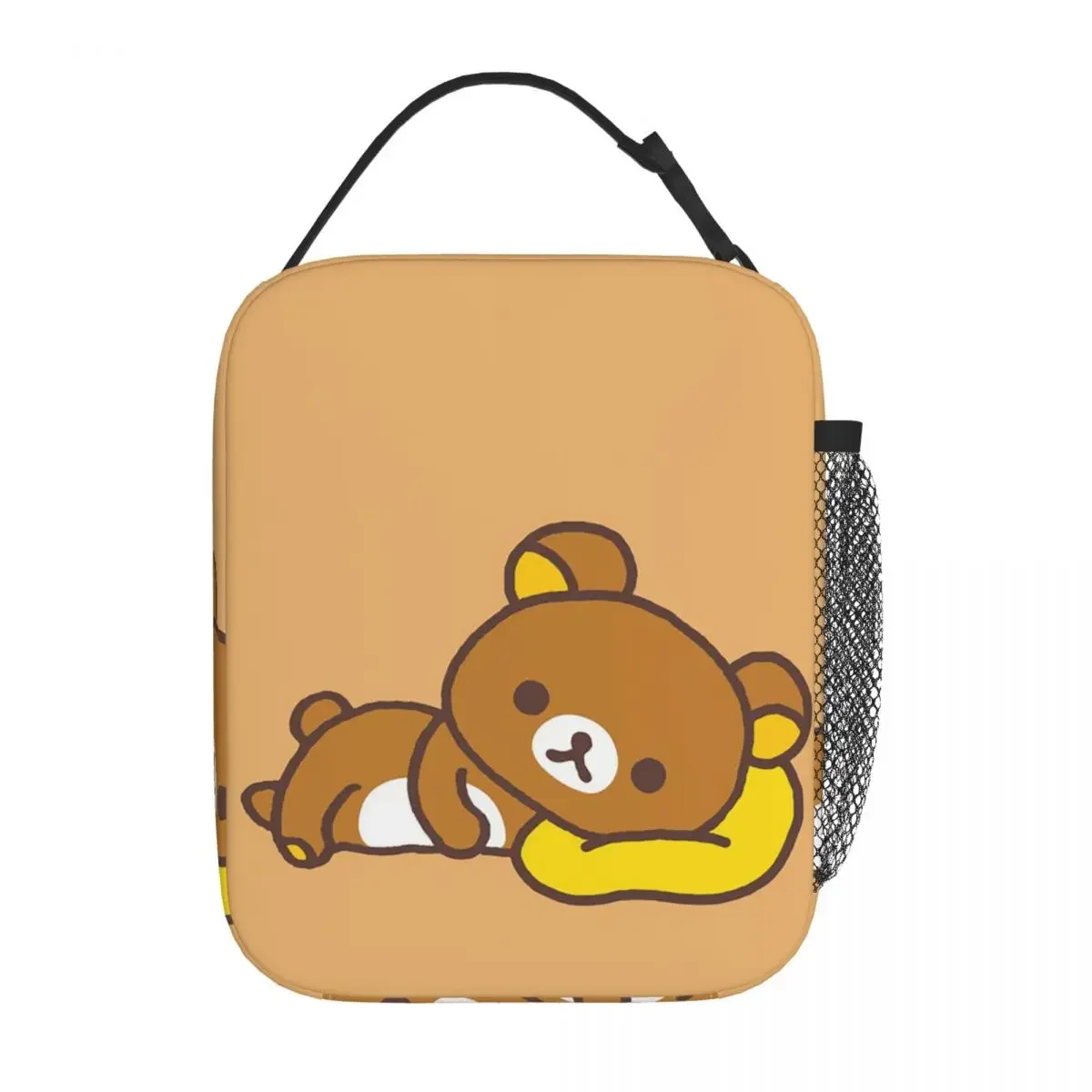 Rilakkuma Insulated Lunch Bag for Women Children Portable Food Boxes Thermal Lunch Box Tote
