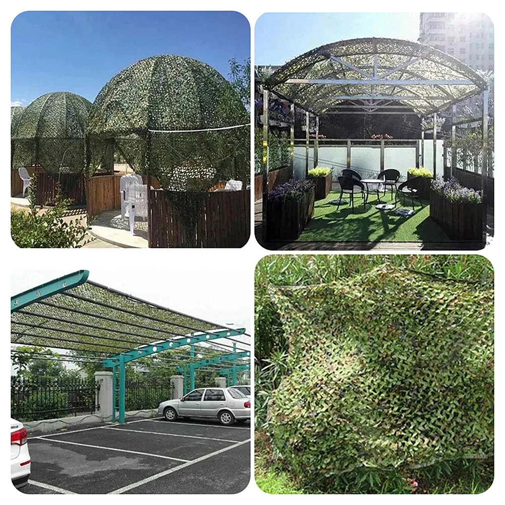 كامو المعاوضة التمويه صافي السائبة لفة ظلة شبكة شبكات للغابات اطلاق النار الصيد التخييم حفلة سيارة الشمس الظل ديكور خارجي #6