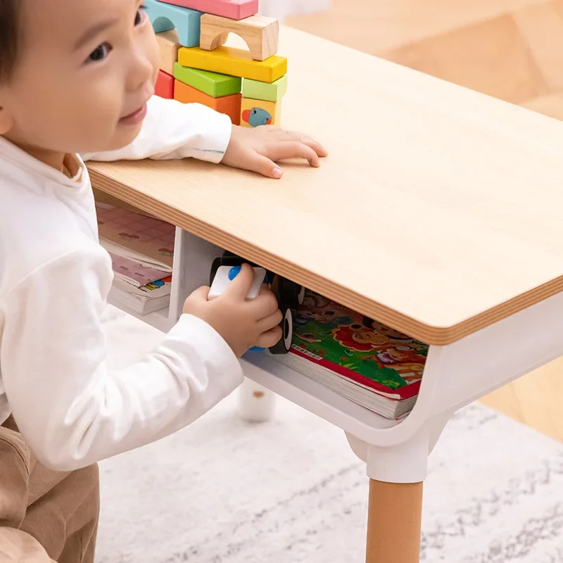 Children\'s table and chair set panel Kids furniture set lifting kids home work table kids study table wholesale hot new