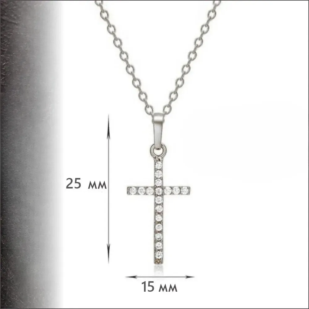 مربع الزركون الصليب قلادة الهيب هوب نمط الرجال والنساء شخصية هوديي سلسلة زوجين الرقبة المجوهرات #4