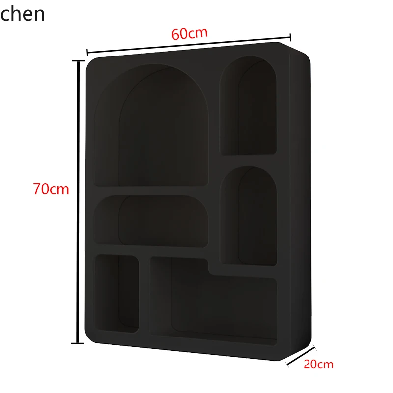 QZT living room shelf floor-to-ceiling display cabinet small arched cabinet