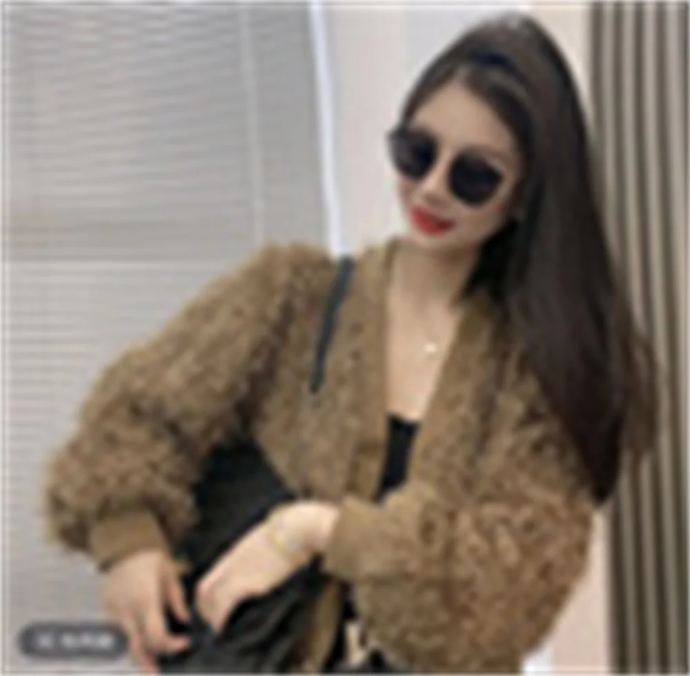 

Кардиган для женщин, женская одежда, осенне-зимняя мода, свободный однобортный вязаный кардиган, женская свободная куртка-джокер, пальто