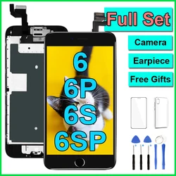 LCD Display For iPhone 6 6S Plus 6P 6SP Screen Full Set Replacement Touch Digitizer Complete Assembly+Front Camera+Home Button