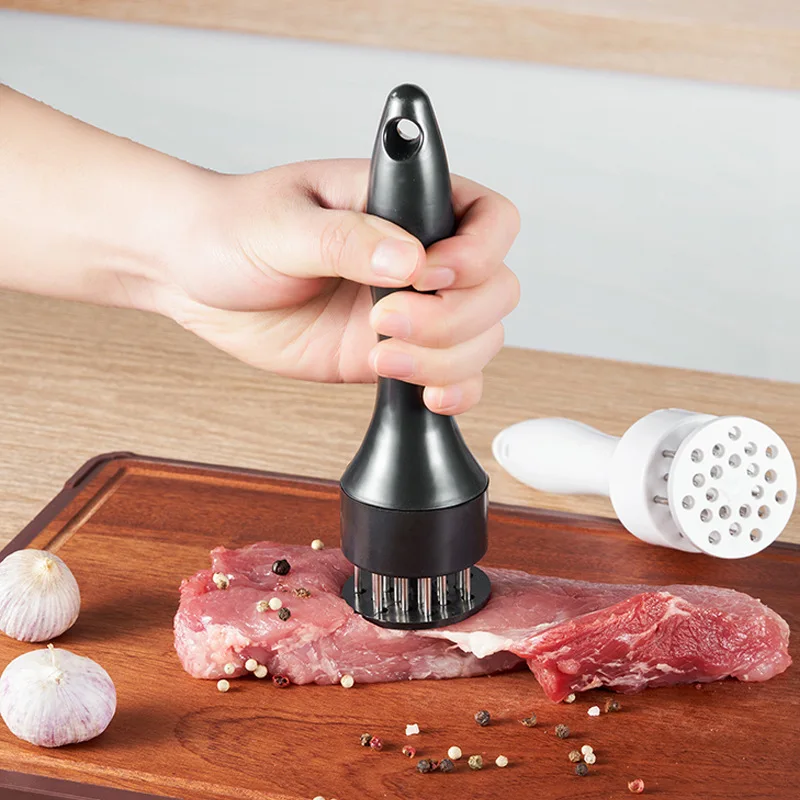 Herramienta ablandadora de carne de 21 agujas para patas de pollo, alas, filete, barbacoa, cocina, martillo para golpear