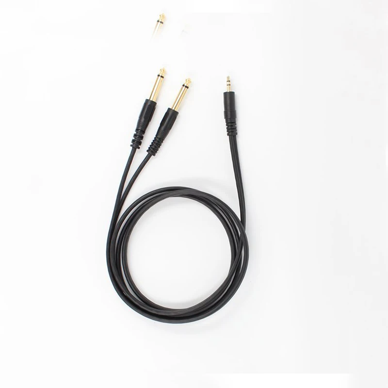 

3.5 To 6.5 Audio Cable Large Two Core One Split Two Male To Male Computer Mobile Phone Mixer Power Amplifier Connection Cable