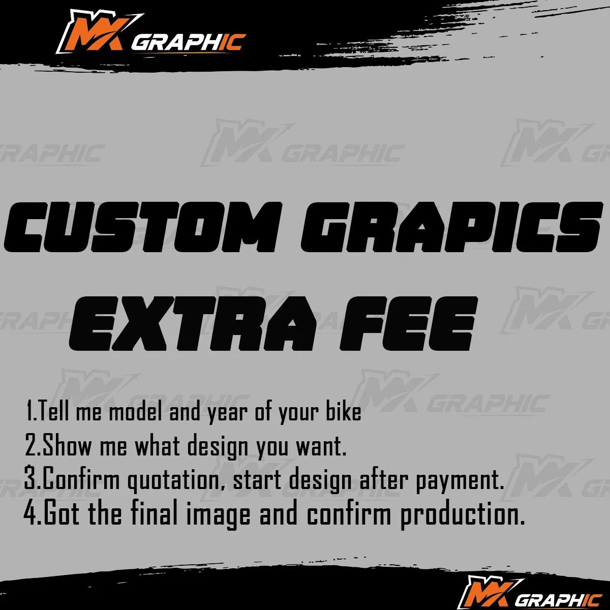 

Custom Graphic Sticker Delcas For KTM YAHAMA SUZUKI HONDA all motorcycle ATV UTV,