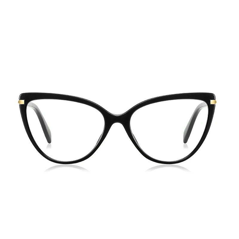 VCKA Anti Blue Light Cat Eye Myopia Glasses Frames High Quality Fashion Women Custom Prescription  Vintage Eyewear -0.50 TO -10