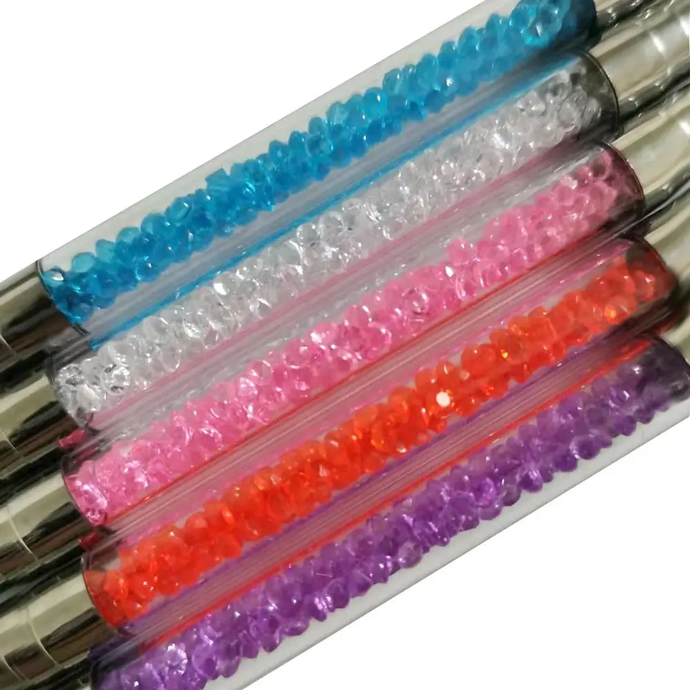 Hoofden Nail Art Pen Manicure Accessoires Nagelvormgeven Gereedschap Emboss Carving Pen Schilderijborstels Sculptuur Pen Siliconen nagelborstel