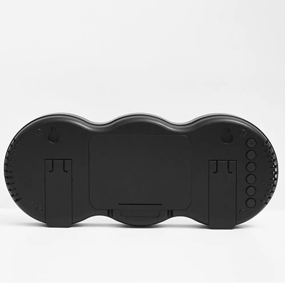 

Многофункциональные цифровые настенные часы с дистанционным управлением и окружающей светодиодной подсветкой, настенные электронные часы, два комплекта будильников