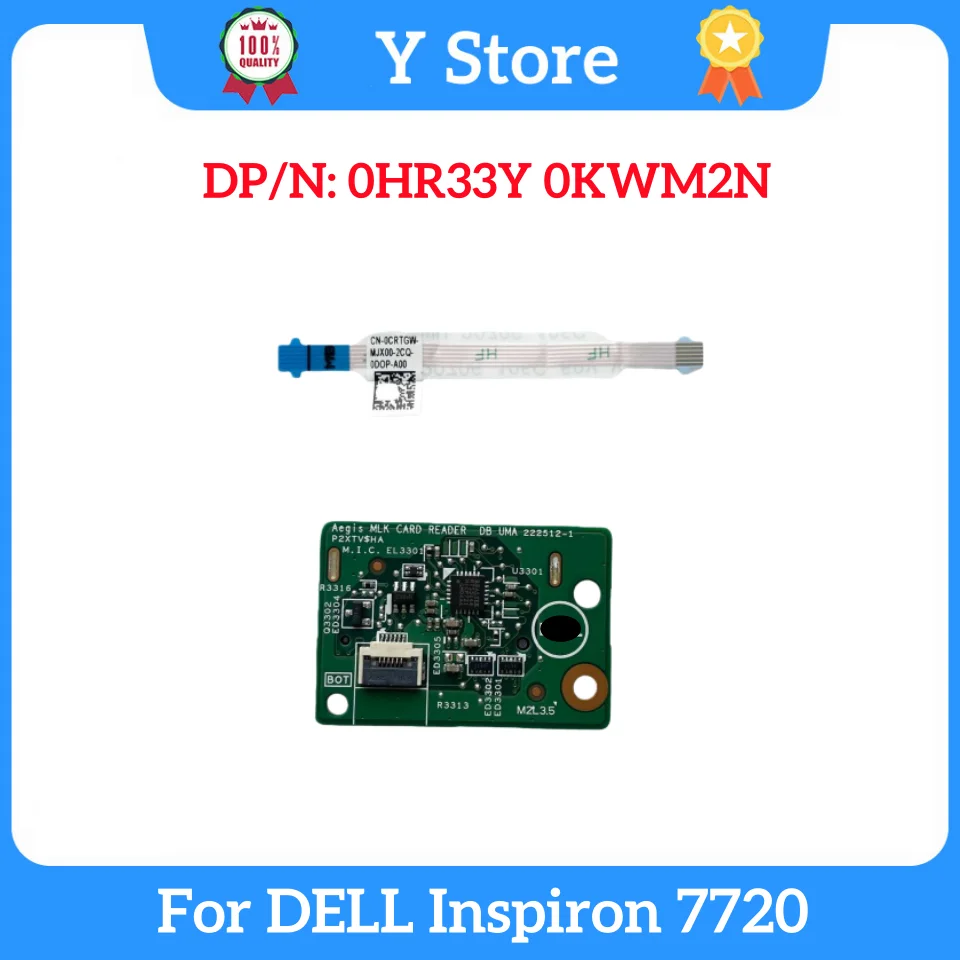 

Y Store New Original For Inspiron 7720 AIO SD Connector Board Cable Wire Line 0HR33Y 0KWM2N HR33Y KWM2N Fast Ship