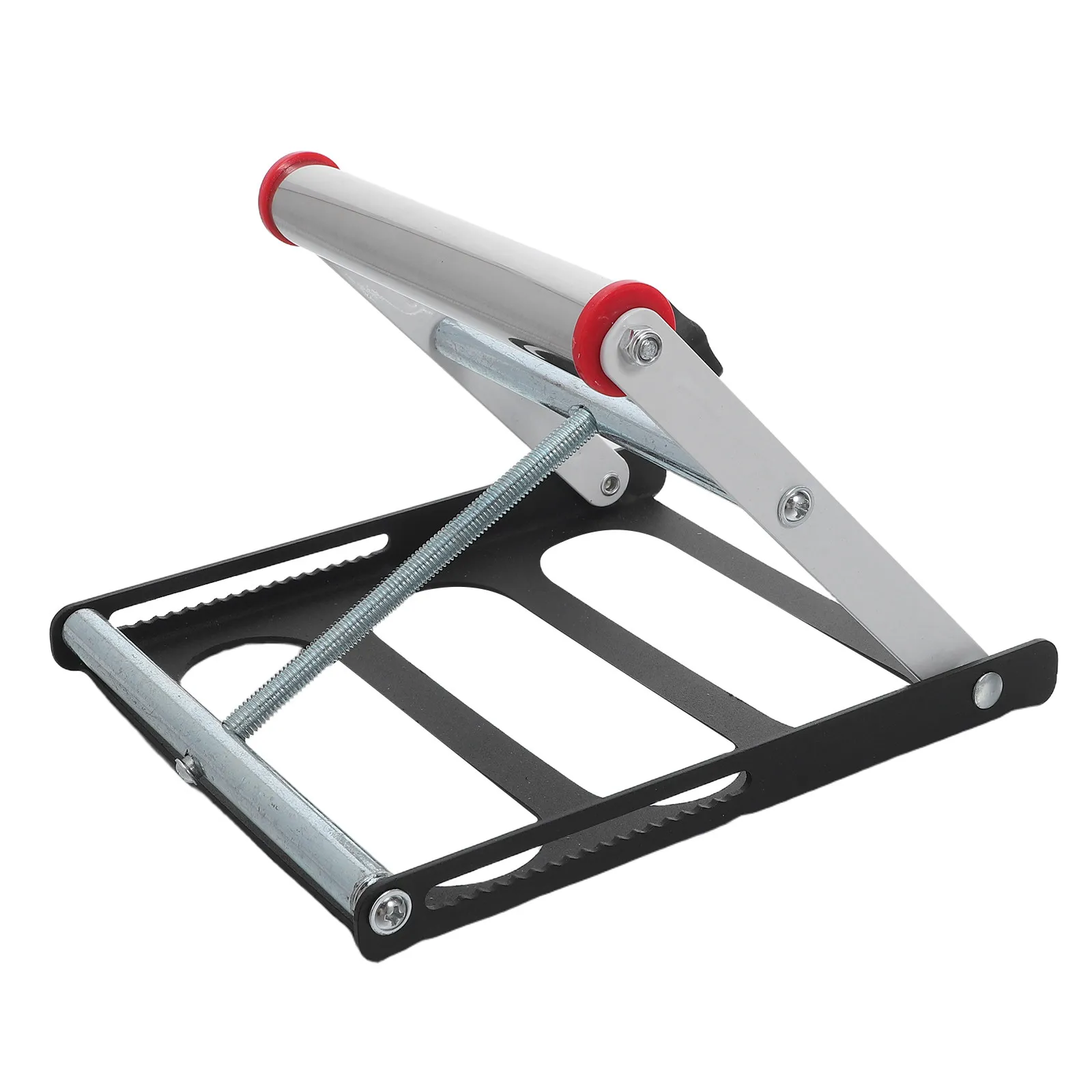 Adjustable Saw Stand Heavy Duty Steel Construction Precision Cutting Support for Metal Sheets Pipes Workshop Garage Material