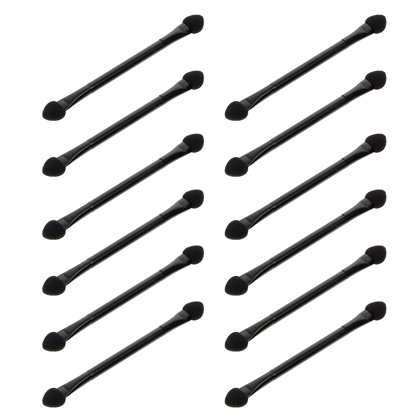 

30 шт., кисти для теней, двухсторонние инструменты для макияжа, пластиковые губки, палочки, женские кисти для теней, подводка для глаз, нанесение бровей