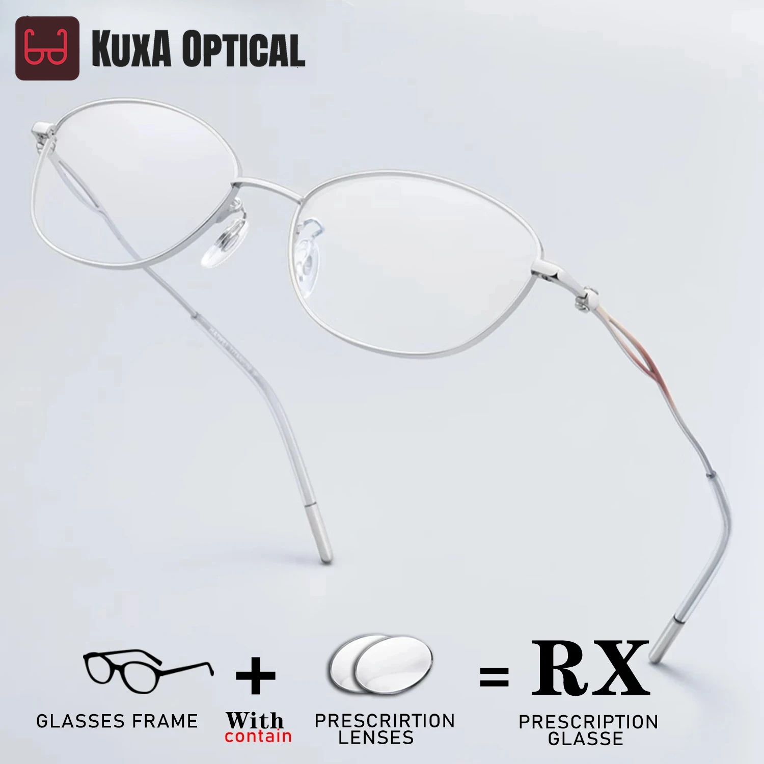 

KUXA LIGHTWEIGHT очки по рецепту женские оптические очки женские близорукость дальнозоркость прогрессивные рецепты очки фотохромные