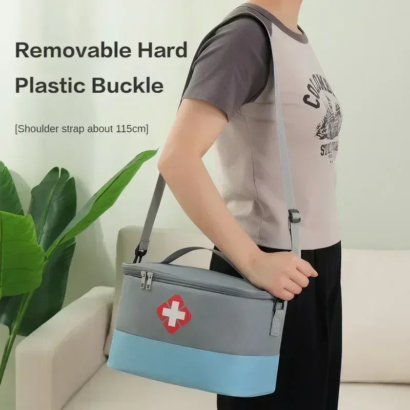 First Aid Kit Medicine Storage Bag Portable Outdoor Rescue Bag Household Large Capacity Medical Kit Storage Organizer