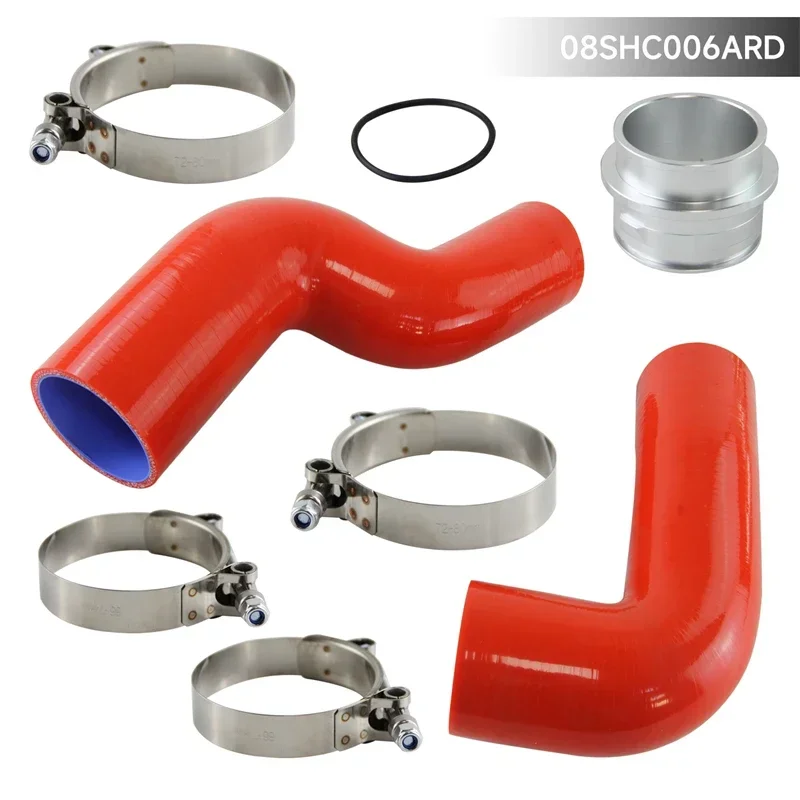 Black/Blue/Red Intercooler Silicone Intake Hose Clamps Kit For VW Golf GTI  2.0T MK5 MK6 A3/S3 VERSION 2