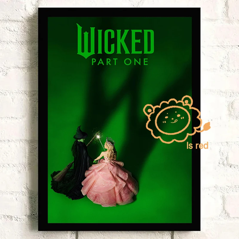 زخرفة جدارية بطباعة قماش ، لوحة بدون إطار للمنزل ، غرفة معيشة ، مكتبة ، فيلم شرير ، الجزء الأول ،