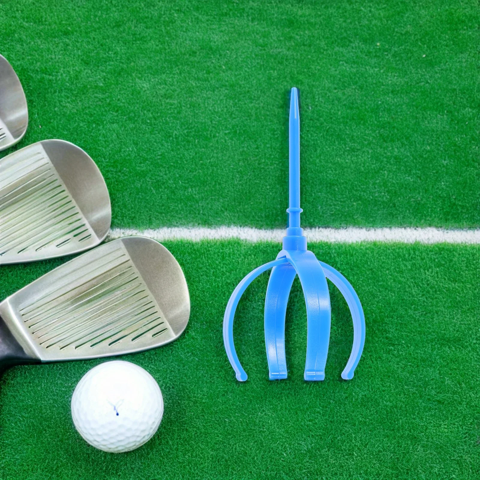 

1pc Golf Picker Upper Sturdy Plastic Ball Holder Clamp Retriever Holder Portable Size Quick Release Golf Accessories