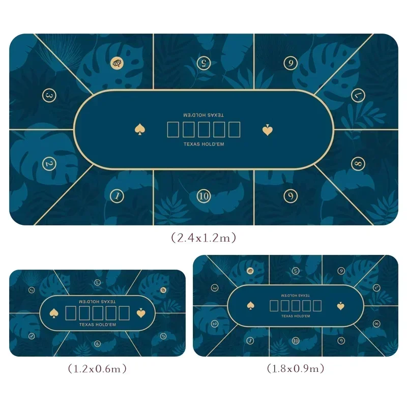 Poker tablecloth table mat