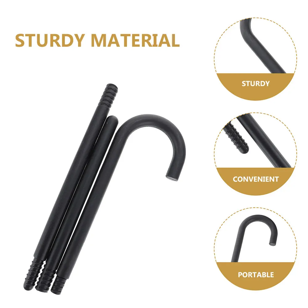 3 szt. Laska Kostiumowa dla Dzieci na Imprezę, Rekwizyt do Występów Scenicznych, Halloween, Cosplay, Akcesorium Taneczne, Laska Czarodzieja do Chodzenia