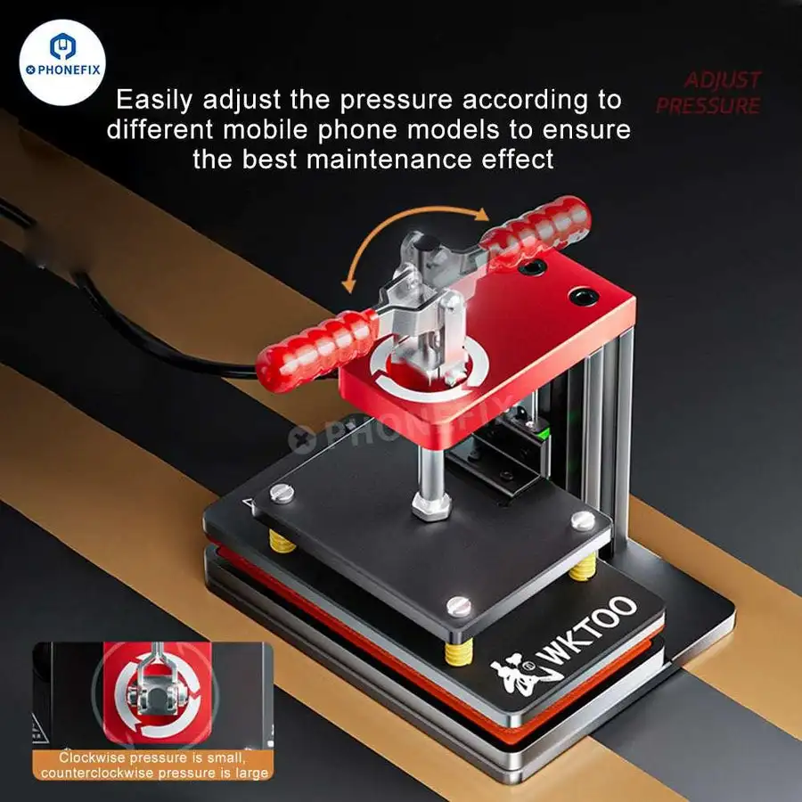 Multifunctional Pressure Holding Platform Constant Temperature Heating for Cell Phone Screen Bracket Back Cover Pressure Repair
