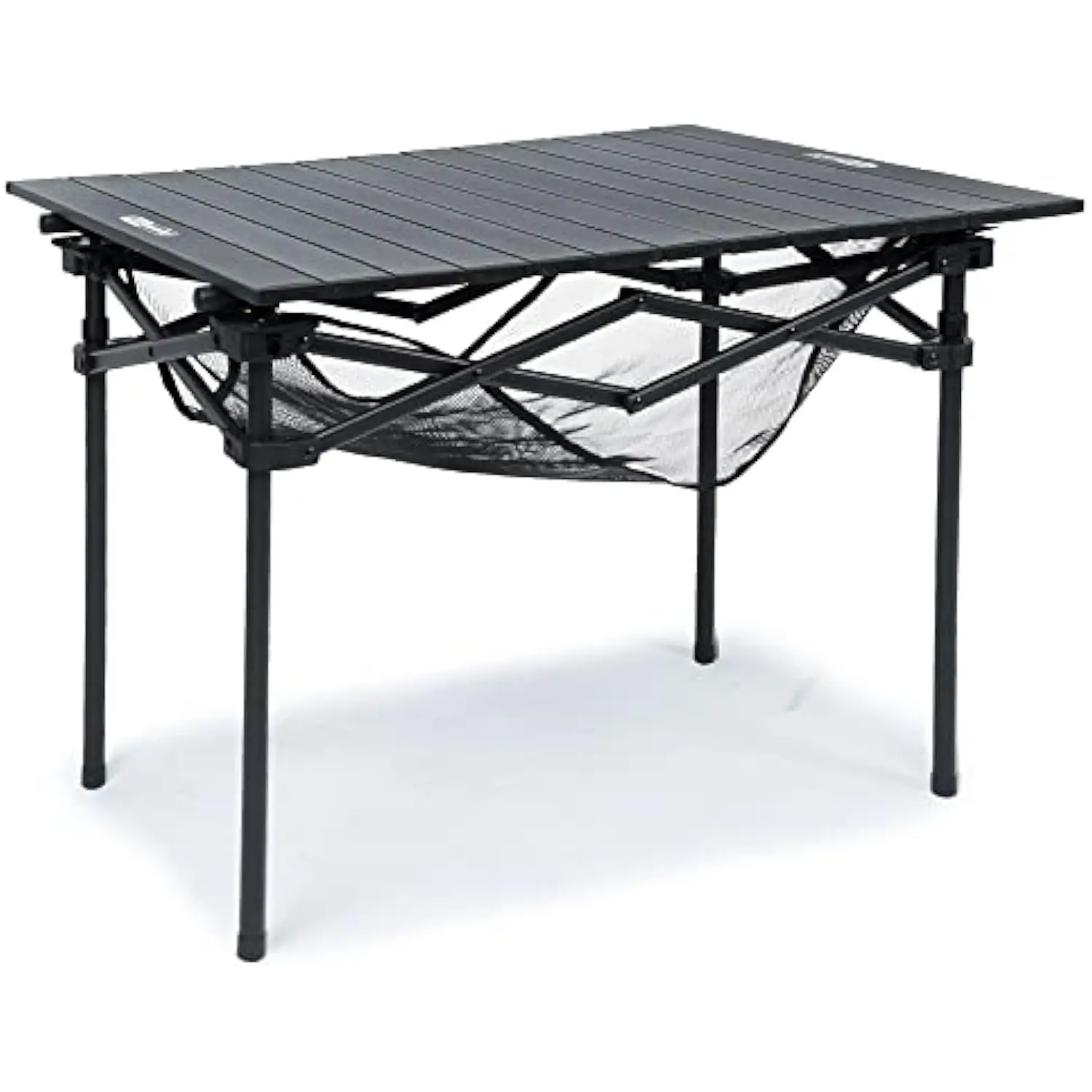 

Aluminum Folding Outdoor Camping Table Compatible with Wagons (Carbon Black, Rectangular (H))