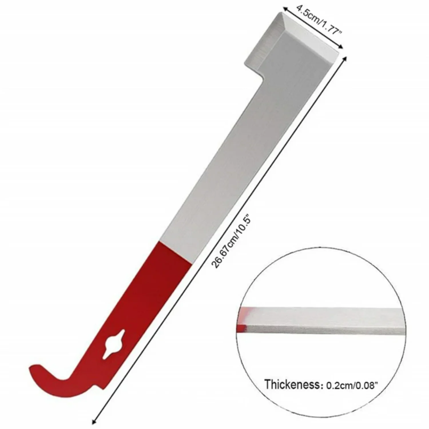 Stainless Bee Hive Tool Frame Lifter and Scraper J Shape Hook Beekeeper