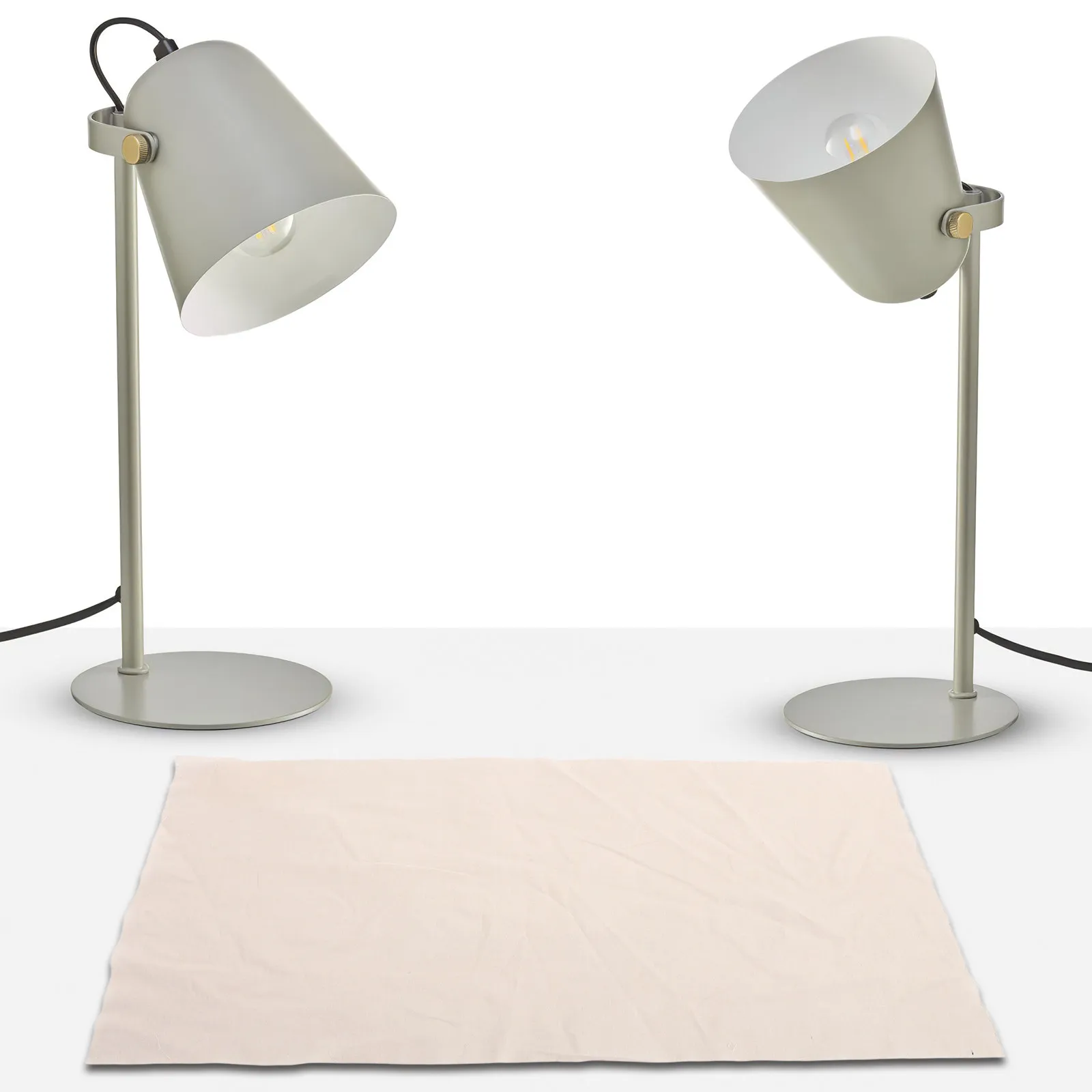 

Pre-Cut Linen Lamp Shade Fabric 55 Inch for DIY Drum Lamp Shade Making Repair Home Decor Lighting Soft Ambient Light Eye Comfort