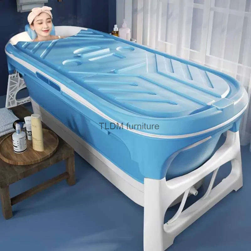 

Adult ice bath Tub Folding Bathtub adults Woman Portable Adult Foldable Bathtub Lounger Sauna Portatil Corporal Spa Products